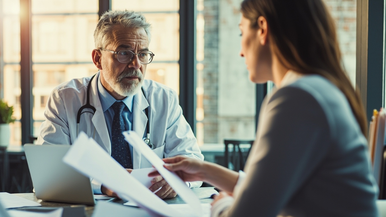 Professionnel de santé accompagné dans ses démarches administratives